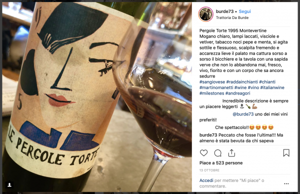 Micro-Influencer Instagram vino Andrea Gori